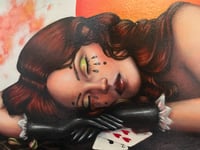 Image 3 of “Losing Game” Original oil painting