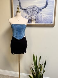 Image 2 of Alondra ( Denim tube top) 