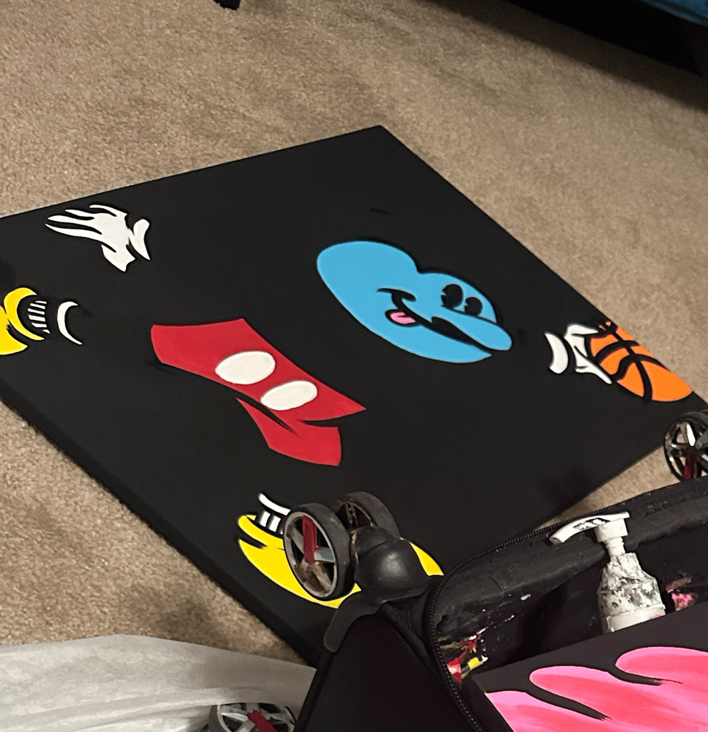 Mickey “MJ” Smurf Canvas
