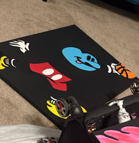 Image 2 of Mickey “MJ” Smurf Canvas