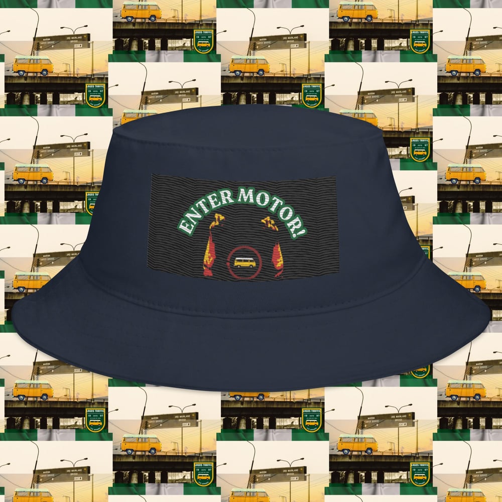 LAGOS TRAFFIC LUX COUTURE TWILL BUCKET HAT (DANFO SWAG/ GWN/WHT)