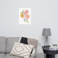 Image 5 of Anemone Dahlias- Poster Print