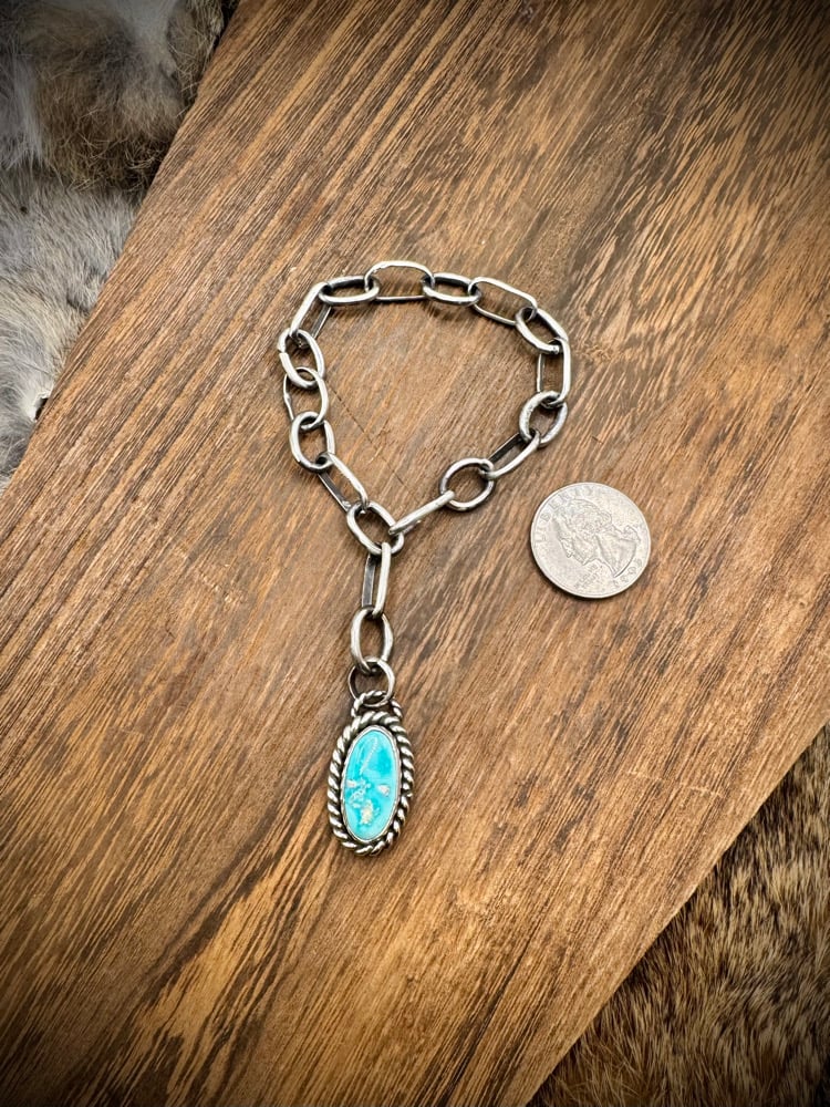 Image of White Water Turquoise Bracelet