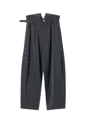 Image of EQUALNEAR - Groundline Wide Pants (Grey)