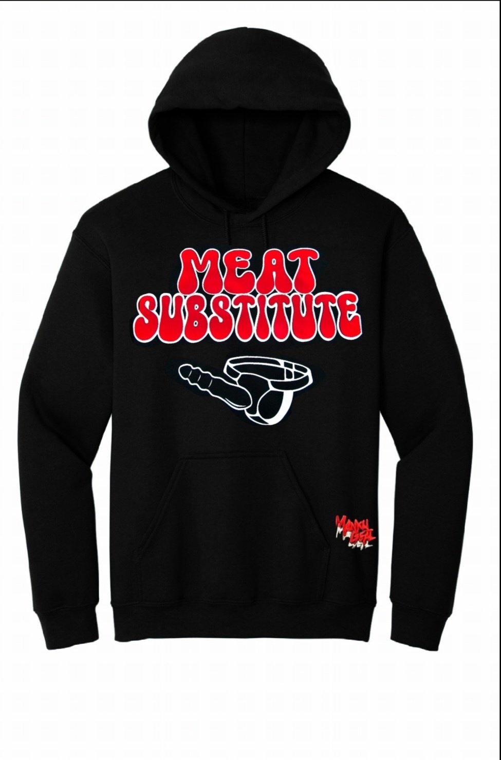 Meat Substitute pullover hoodie 