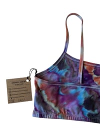 Image 8 of L (38) Bralette in Bold Radial Ice Dye