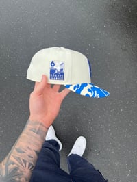 Image 4 of OFF WHITE NAVY LOS ANGELES DODGERS CUSTOM FITTED CAP