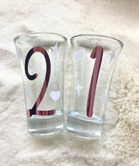 Image 1 of Birthday Shot Glass Set