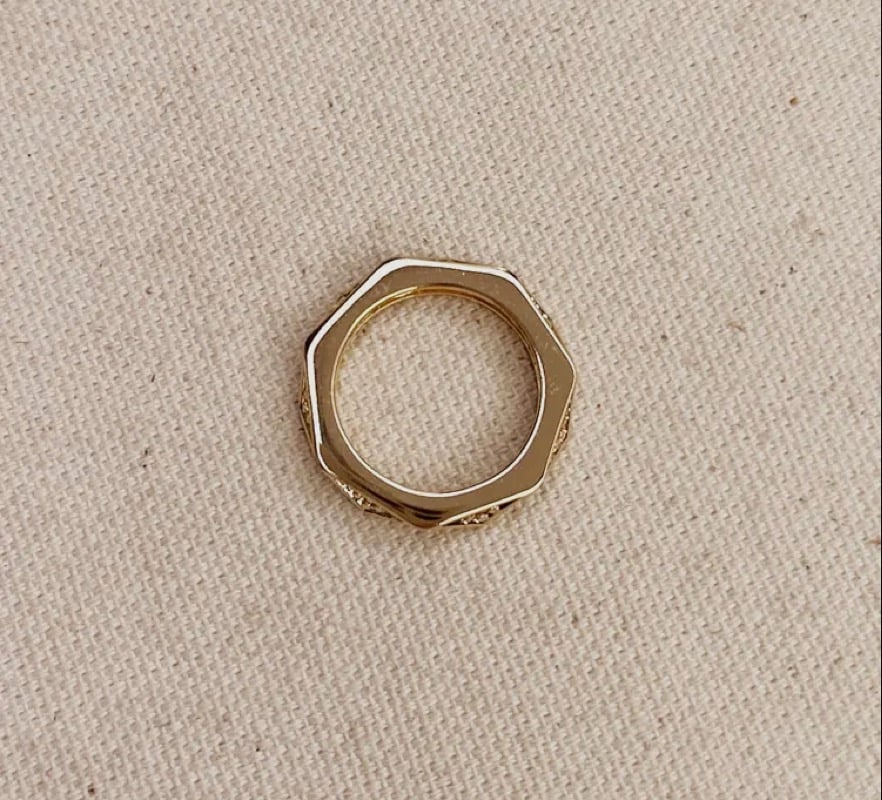 Image of Faceted Ring