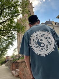 Image 3 of “OMENS” Heavyweight Tee (Pigment Blue) 