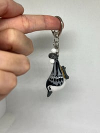 Image 2 of White-breasted Nuthatch Keychain