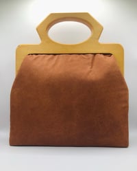 Image 2 of Navy and Pink Banksia Handbag