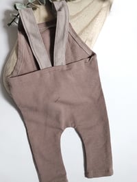 Image 3 of Newborn romper for photo shoots | Dylan | cocoa brown