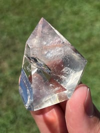Image 2 of Faceted Clear Quartz Crystal #2493