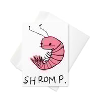 Image 1 of Greeting card SHROMP 