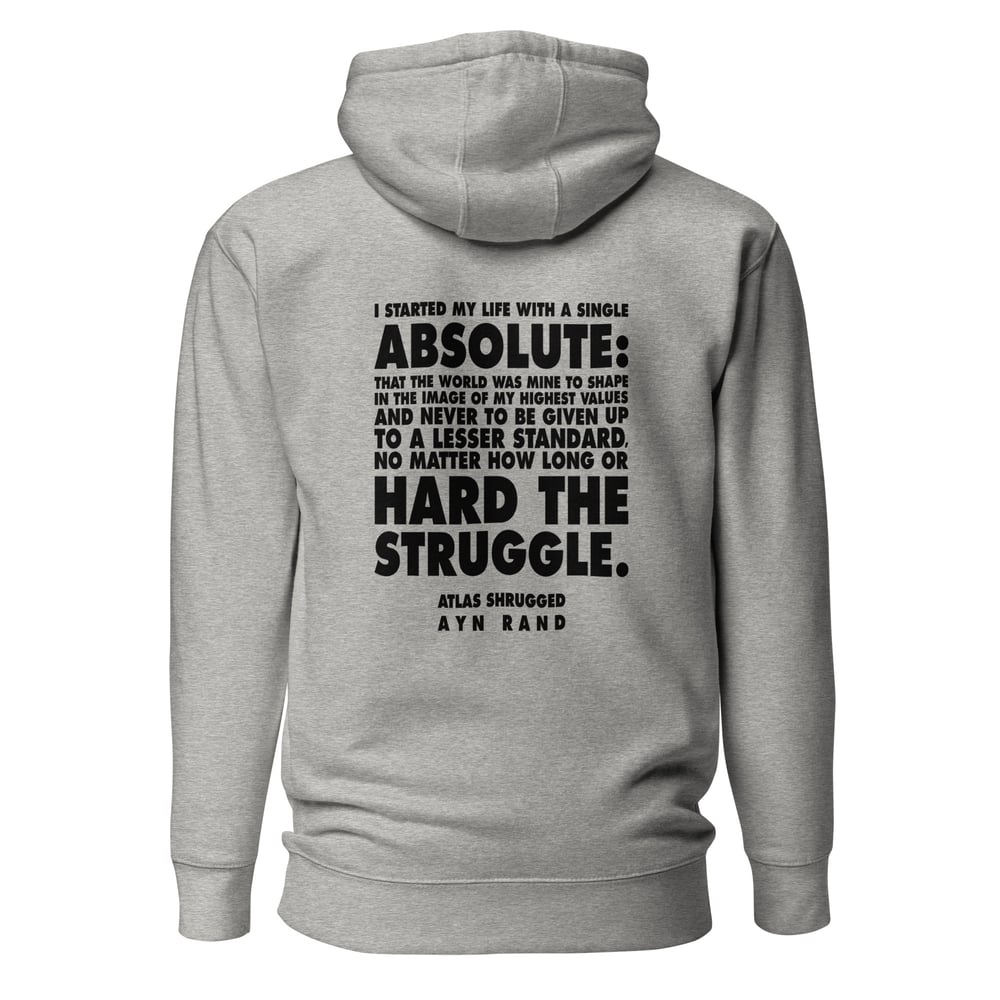 Belt Tag Quote Hoodie