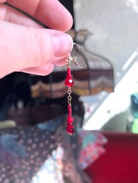 Image 3 of Blood Trickle Earrings (Set)