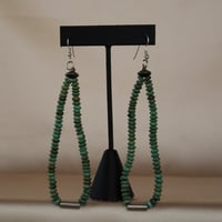 Image 1 of Morenci Turquoise Jaatłooł (Earrings)