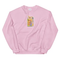 Image 3 of Climate Action Now Juice Carton Crew-Neck Sweatshirt