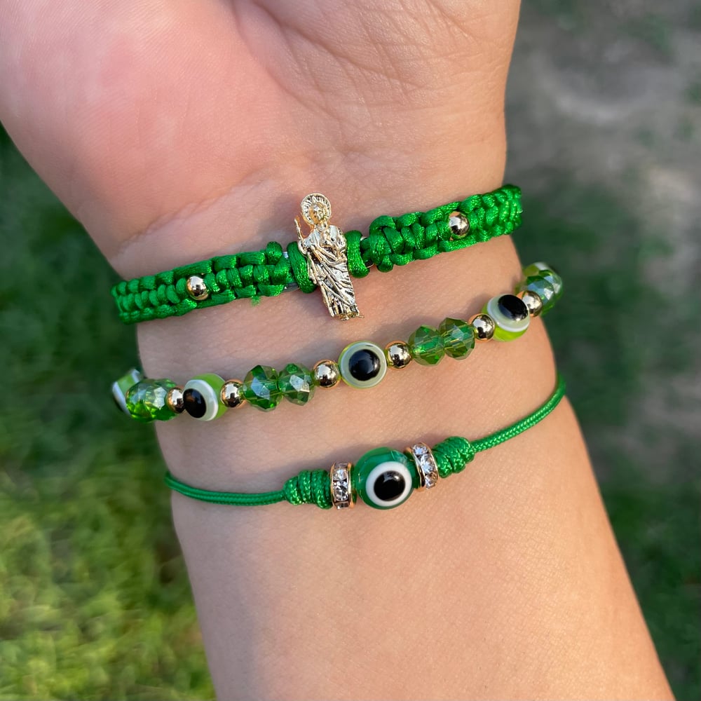 San Juditas 3pc bracelet set