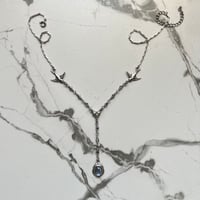 Image 4 of ‘THE SWALLOWS’ SAPPHIRE NECKLACE 