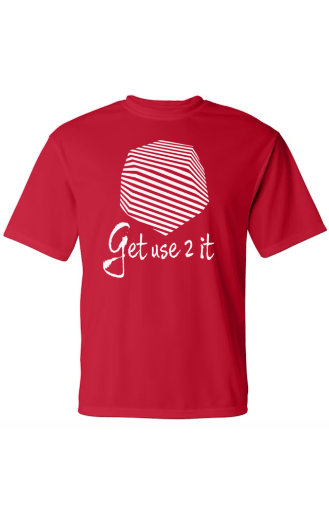 Image of Get Use 2 It Logo T-shirt (Red/White)