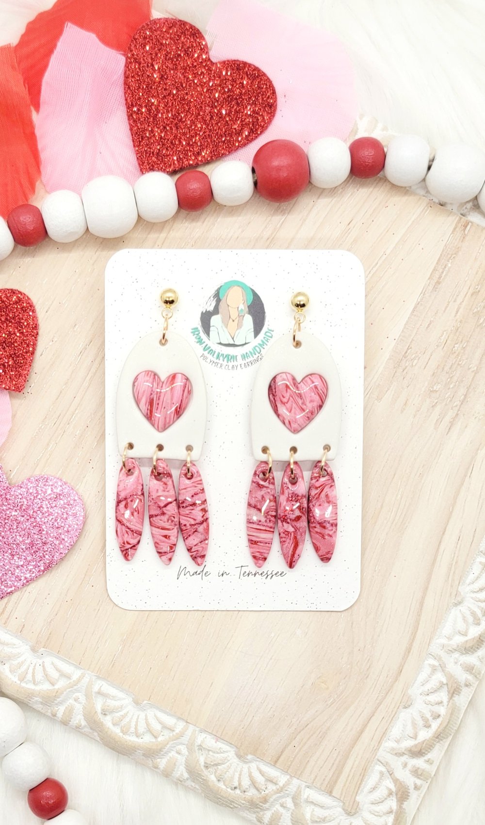 Image of Love Bezel Earrings 