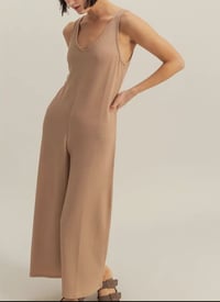 Image 1 of dark taupe romper