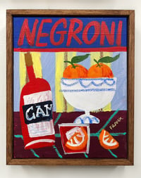 Negroni framed canvas