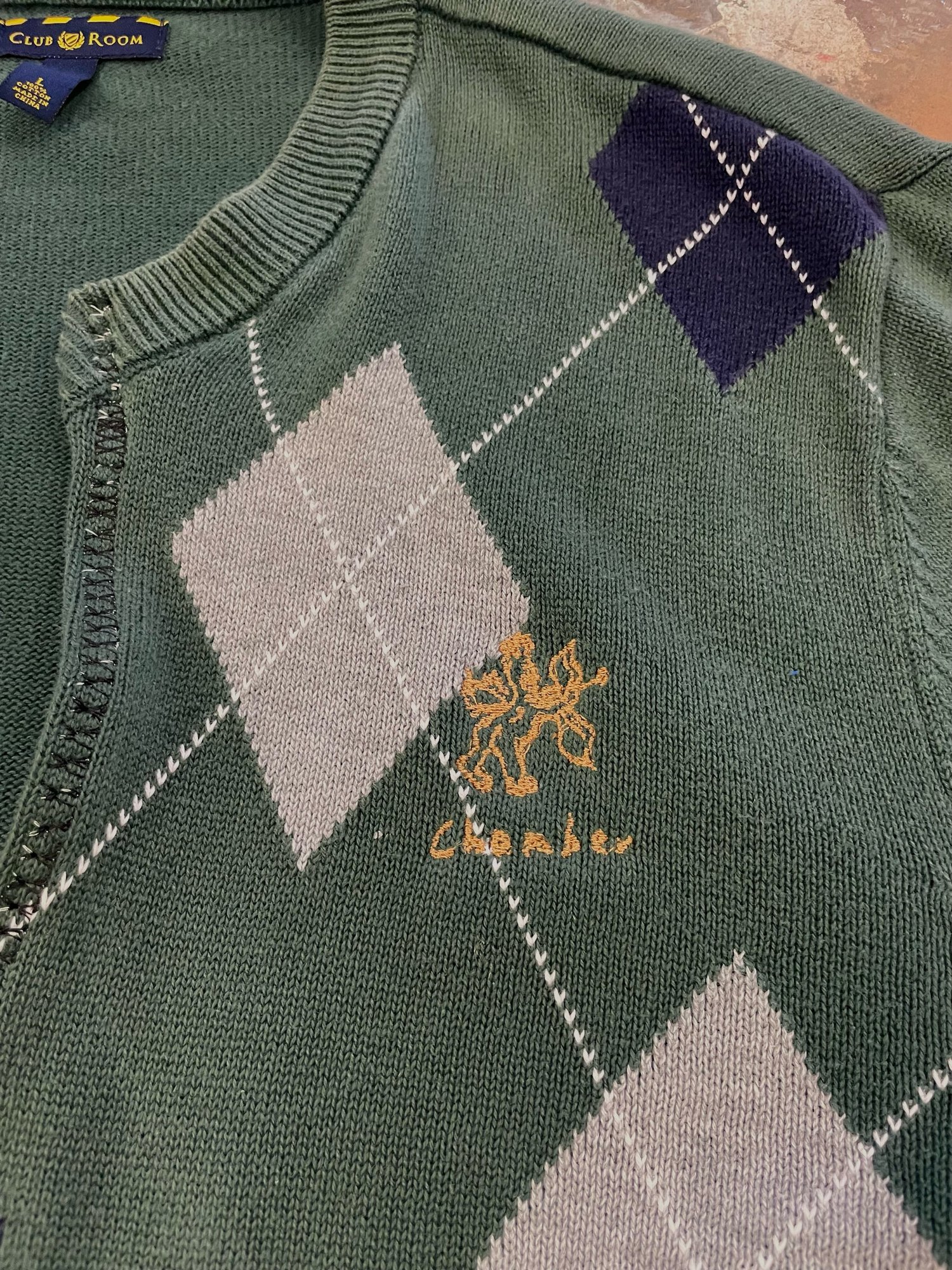 Image of Argyle cardigan 