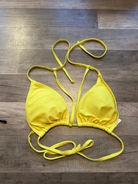 yellow bikini top