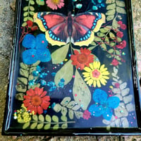 Image 3 of Scarlet Mourning-Cloak Wall-Hanging 