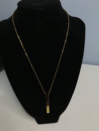 Image 1 of Minimalist bar necklace 