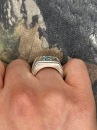 Image 3 of Oval Gemstone Signet Ring