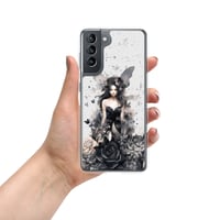 Image 17 of Dark Fairy and Flowers Goth Inspired Mystical Fantasy Clear Case for Samsung®