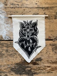 Image 1 of Sacred Heart wall hanging