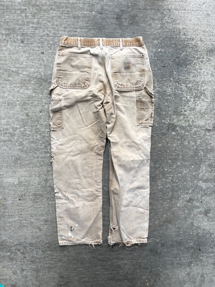 Image of Vintage Carhartt Double Knee Pants B01 BRN