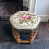 Vintage needlework stool