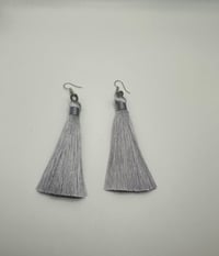 Image 1 of Long tassle earrings (light edition)