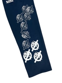 Image 3 of SWEATPANTS V2 - NAVY/WHITE