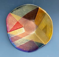 Image 3 of Abstract satin lustre bowl - 2