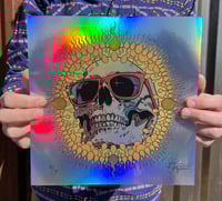 “Sunshine Baydream” holographic foil print