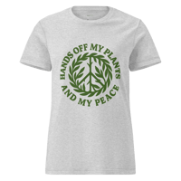 Image 1 of Hands Off My Plants And My Peace Tee