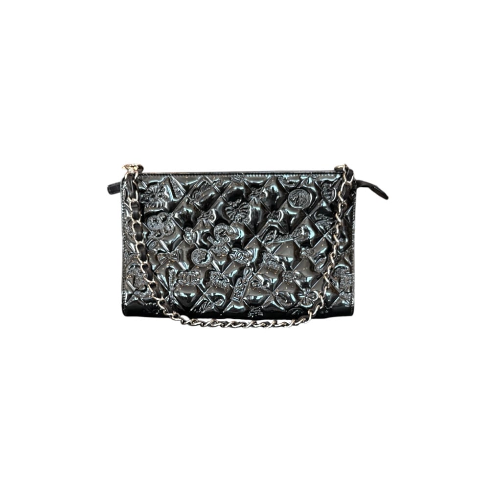 Image of Chanel Patent Lucky Symbols Handbag 6-2028