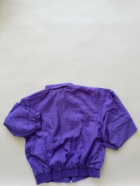 Image 3 of Joy vintage Purple windbreaker jacket size 128 8 years 