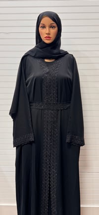 Image 7 of Lace 2 Piece Abaya premium Korean Nida
