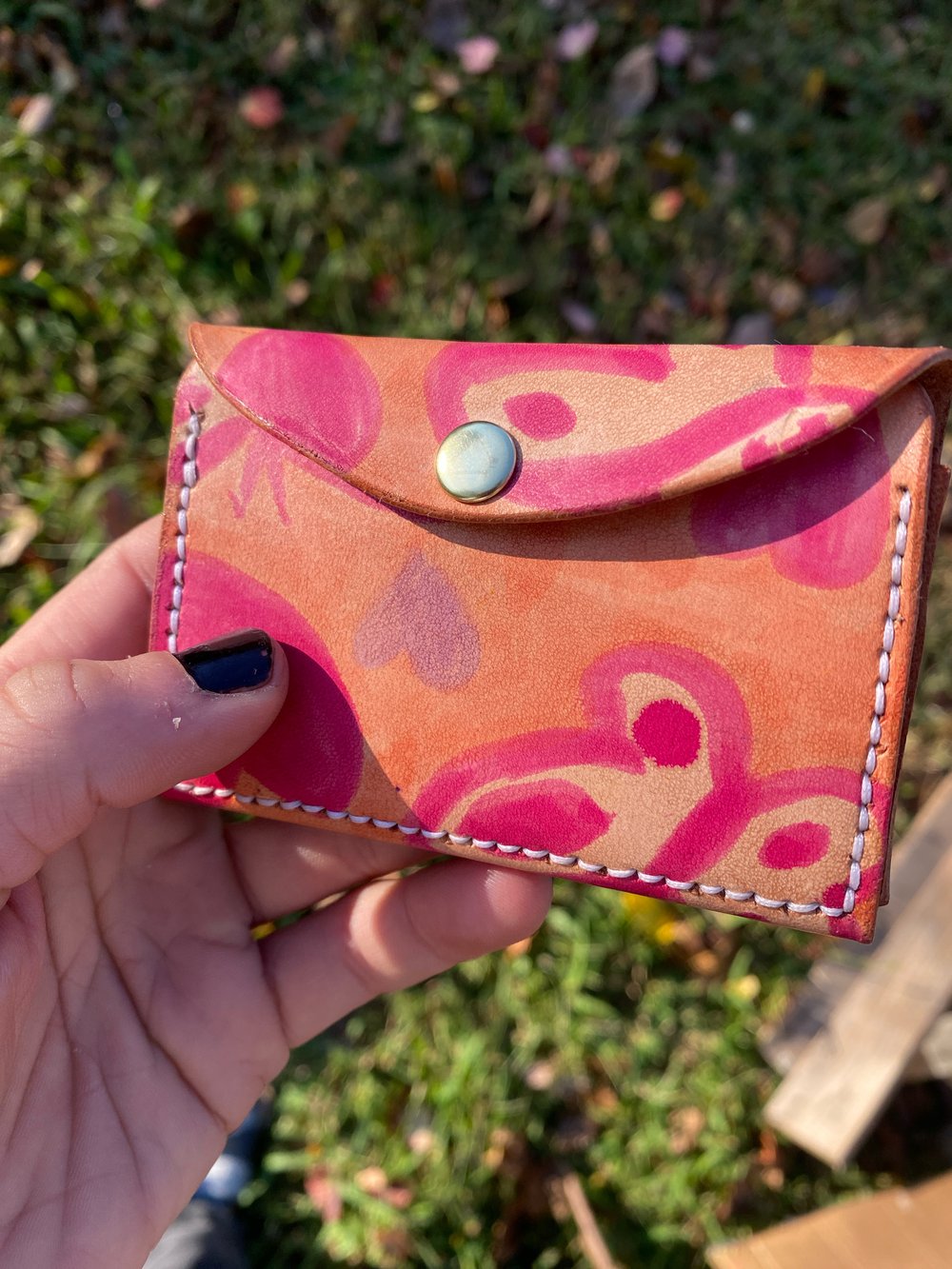 Dyed Card Wallets 