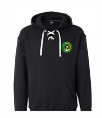 Image 1 of Black PGH Fire Hockey St Pats Sport Lace Hoodie