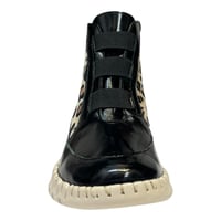 Image 2 of ROAMERS JOSIE BLACK PATENT/CHEETAH