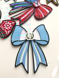 Image 5 of UNITY FLAG BOW BUNLDE SVG